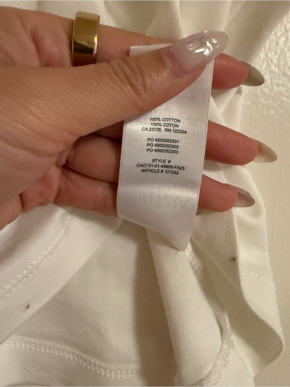 ❌SOLD❌ Aritzia Babaton Barclay Top - sz small - Picture 5 of 5